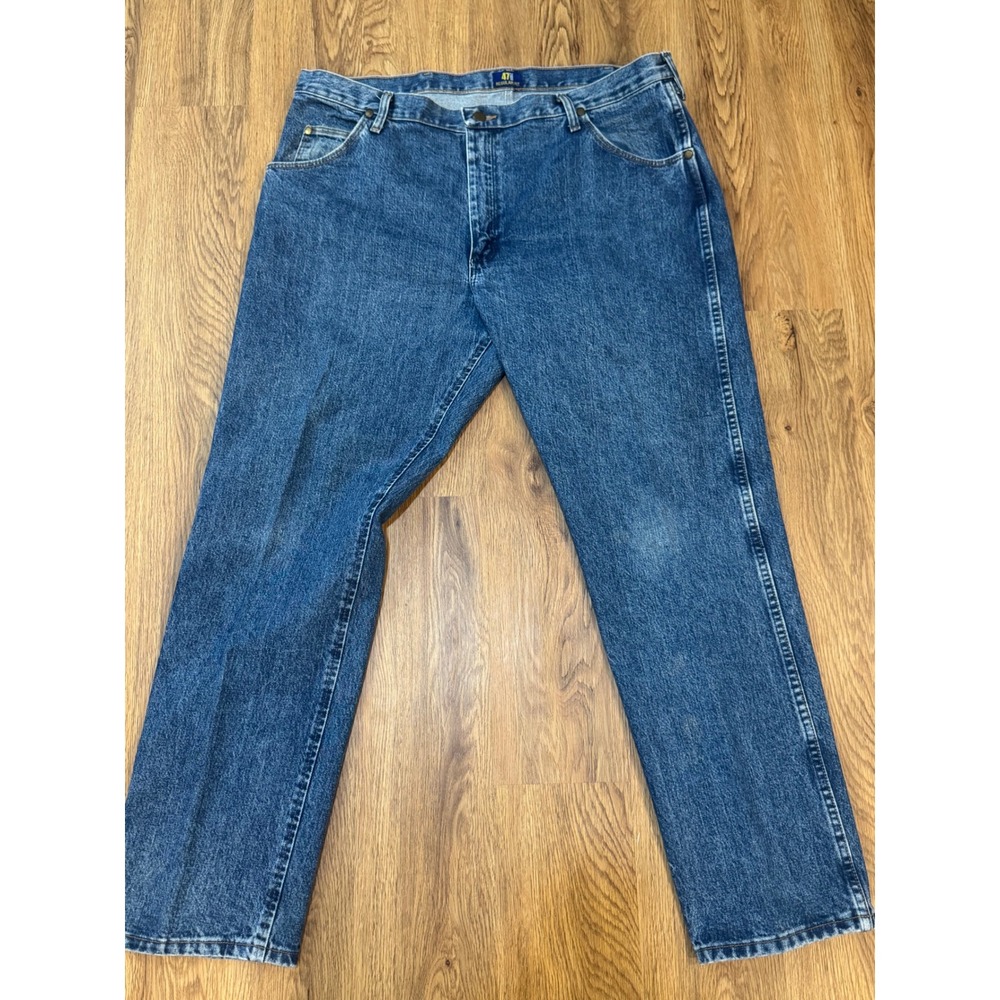 Wrangler 47MWZ Regular Fit Cowboy Cut Jeans Mens 40x30 Medium Wash Blue Denim